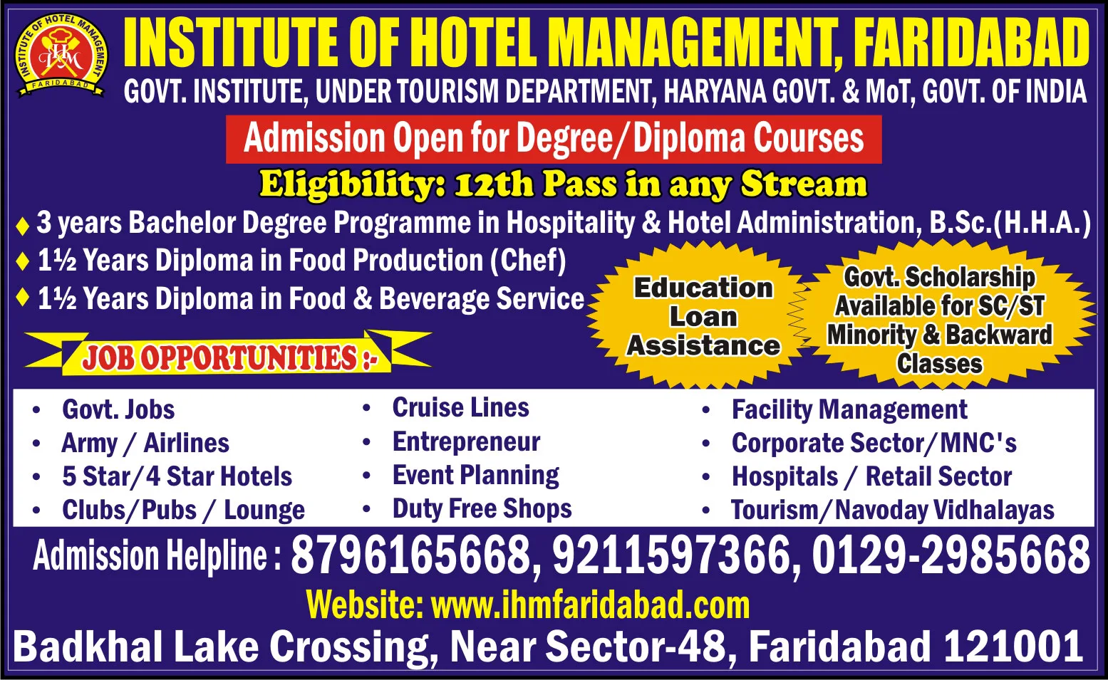 IHM Faridabad